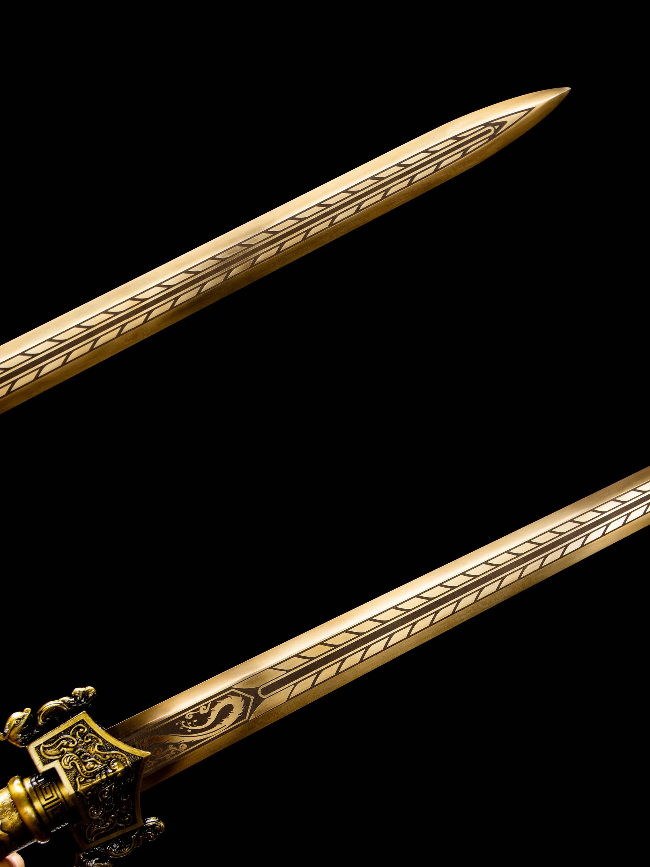 Medieval legend hero Dragon-Slaying God Sword True Steel Battle preparation katana Blade Sharp Kung Fu Martial Arts Samurai