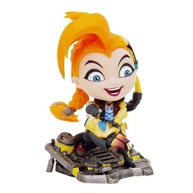 Original League of Legends Animation Game Peripheral Toys Jinx Teemo Poppy Vi Anime Action Model Figures Ornament Collection