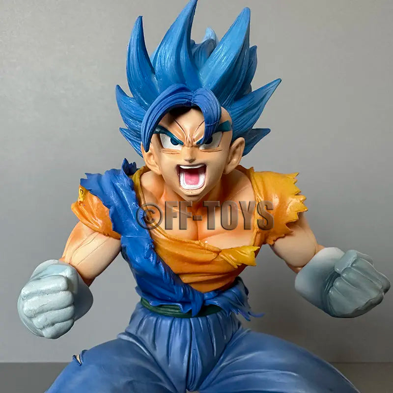 Anime Dragon Ball Vegetto Figure Vegetto SSJ Blue Action Figures 29cm PVC Collection Model Toys for Children Gifts