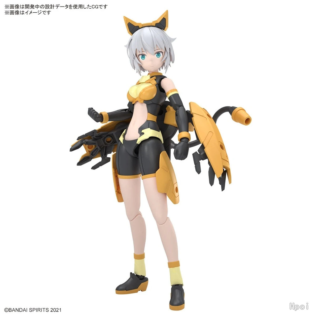 Bandai Original Genuine 30 Minutes Sisters Yufia Eliene Stipla Laranel Siana Farina Neverlia Rishetta Palyton Models Toy Figures