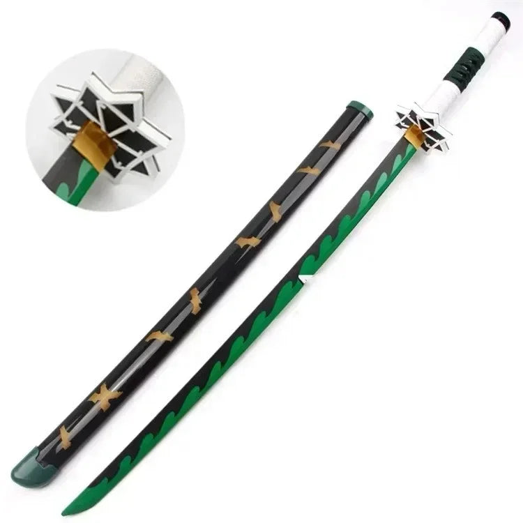104cm Large Katana Schwert Wood Blade Sword Anime Cosplay Prop Ninja Knife Real Size Japanese Katana Original Samurai Sabre Gift