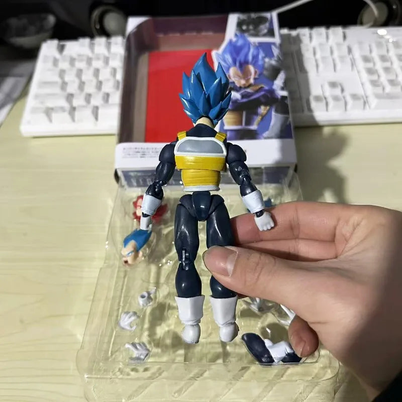 Anime Super Dragon Ball Heroes Figures Combats Vegeta Action Figure Bejita Movable Collection Doll Shf Saiyan Vegeta Model Toys
