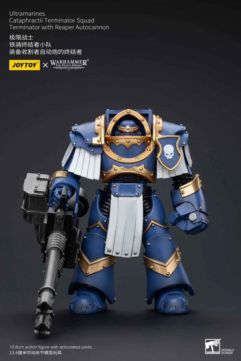 JOYTOY Warhammer 40K 1/18 Action Figure Ultramarines Cataphractii Terminator Squad Anime Figures Toys Model