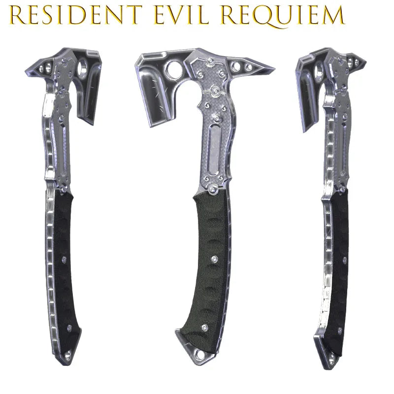 Men's Cosplay Prop Game Halloween Axe Cosplay Prop 3D Printed Plastic Axe Model Costume Accessories