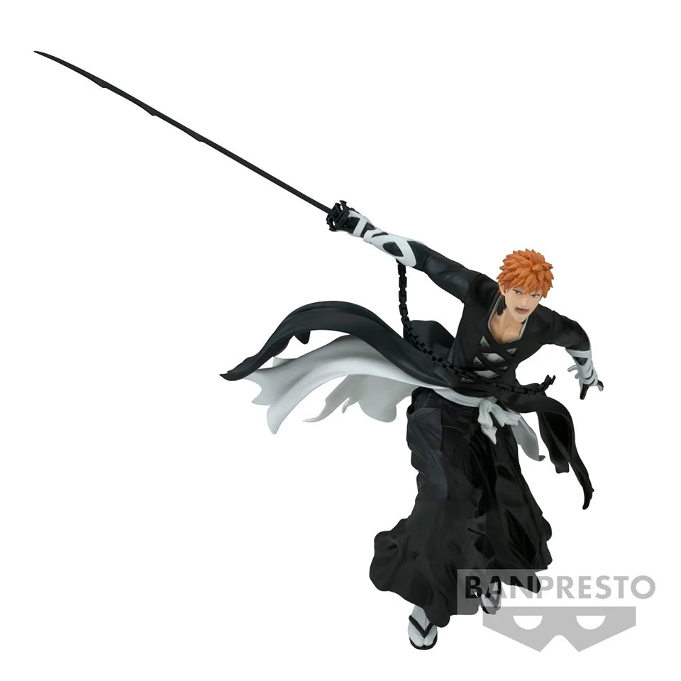 Original Genuine Banpresto Bleach 12cm Kurosaki Ichigo PVC Action Figures Collection Model Toys For Children Christmas Birthday