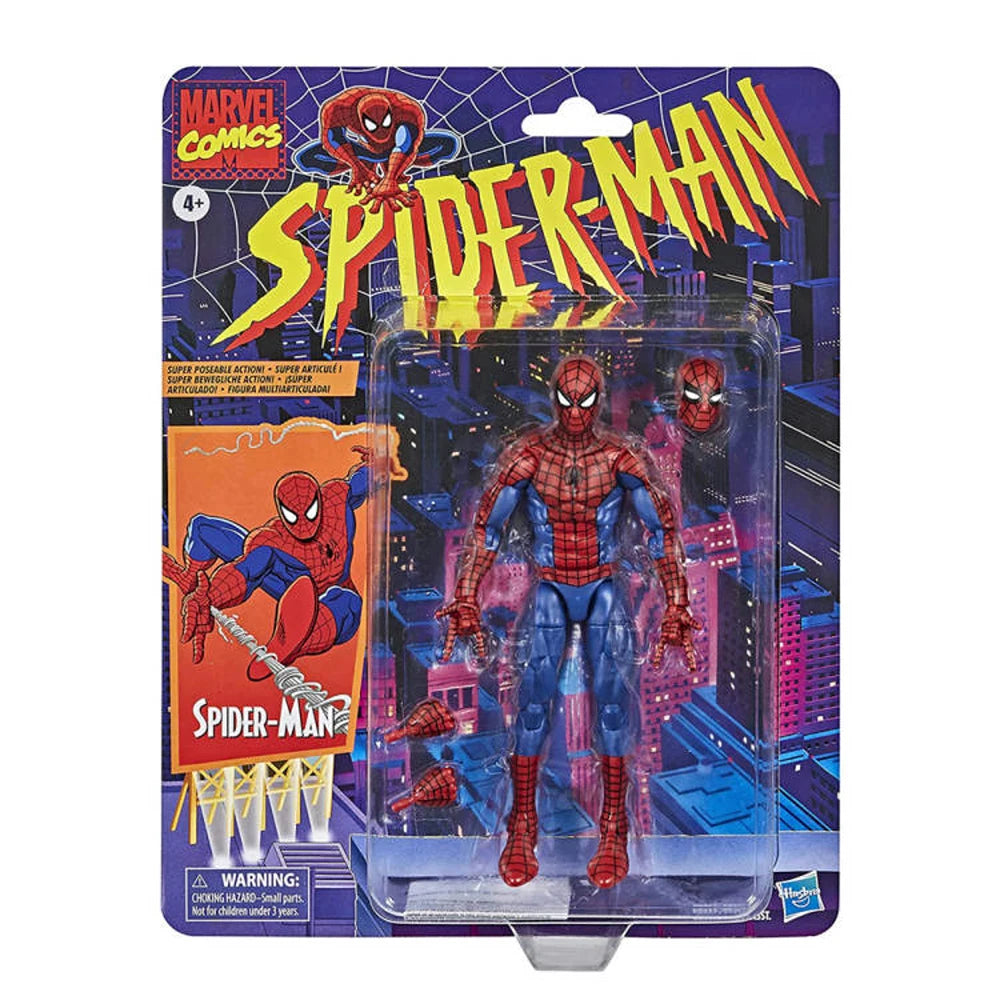 KO ML Legends Classic Spider Web Spiderman Action Figures Toy 6 Inch Spider Man Movable Statues Model Doll Collectible Gifts