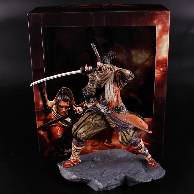 Anime Figma 483-DX Game SEKIRO Figure Shadows Die Twice Action Figures SEKIRO Sword Shadows Die Twice Model Toys Birthday Gifts