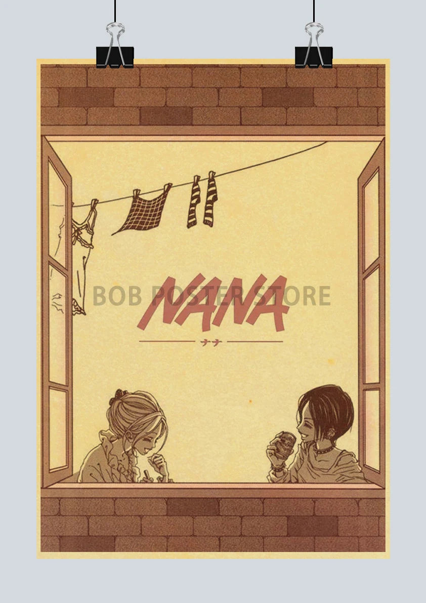 NANA Retro Kraft Paper Poster