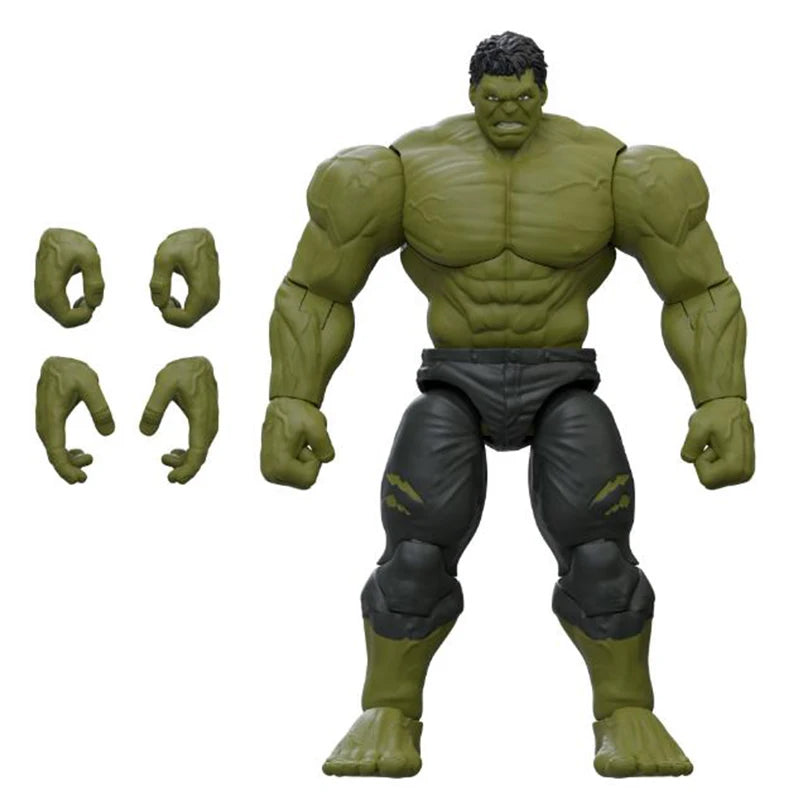 Fondjoy Iron Man MK50 Action Figures Hulk Spider-Man Thanos 1/12 Assembled Toy Model Collect Ornaments Boy Toy Birthday Gifts