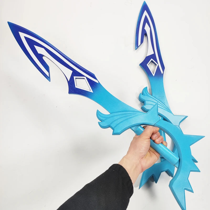 Genshin Impact Scaramouche Wanderer Cosplay Weapon Tulaytullah’s Remembrance 5-Star Catalyst The Bell Prop PLA Anemo Accessory