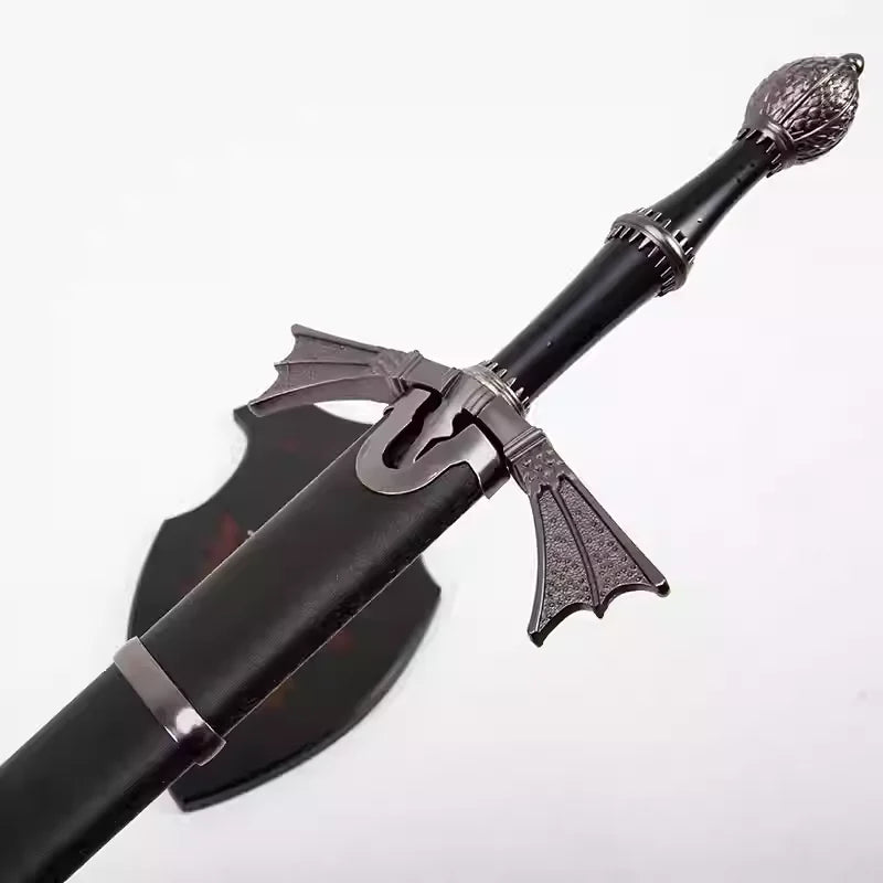 dark sister sword of the Dragon race, Damon Aegon,stainless steel real sword,cosplay one-handed sword, role-playing assassin