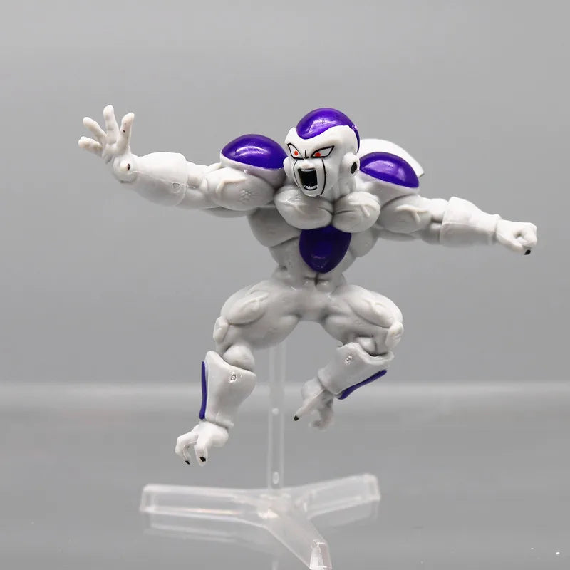 8pcs/Set Dragon Ball Z Frieza Figure Freezer Third Form Figurine PVC Action Figures Collection Model Toys Gifts