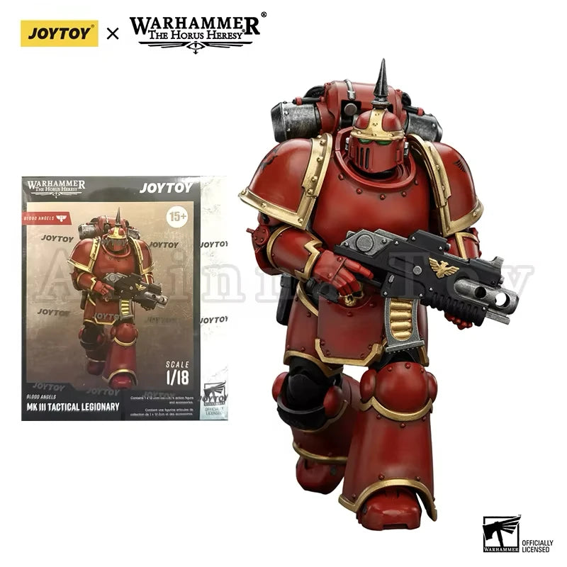 JOYTOY 1/18 Action Figure 40K The Horus Heresy Blood Angels Figures & Mechas Anime Collection Model Toy