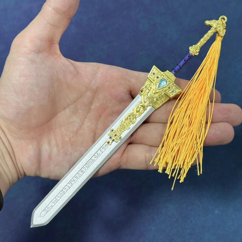 8.6inch Metal Elden Ring Katana Anime Ninja Knife Real Japanese Katana Steel Royal Greatsword Original Samurai Sabre Toy Gift