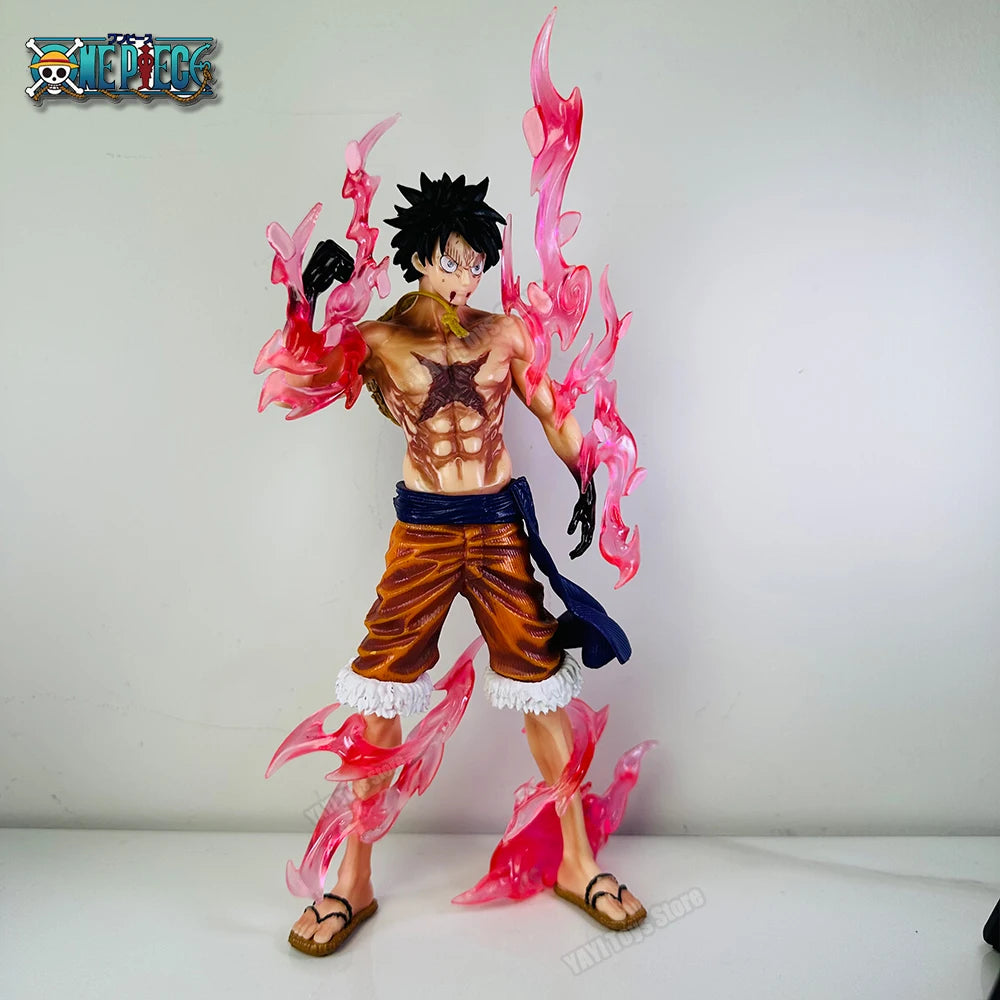Luffy Flowing Cherry Figure