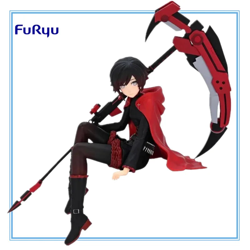 In Stock FURYU Original Noodles Stopper Figure RWBY Ruby Rose Anime Action Figures Toys for Boys Girls Kids Gift