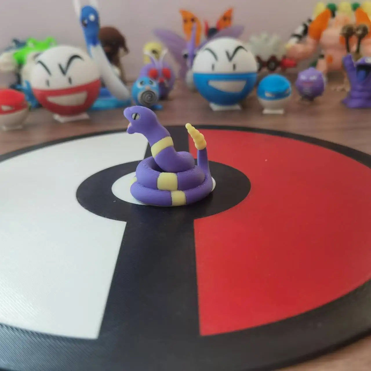 Cartoon Anime Figures Arbok Ekans Proportion World 1:20 Diy 3D Printing Kawaii Character Desktop Model Kids Toys Gifts