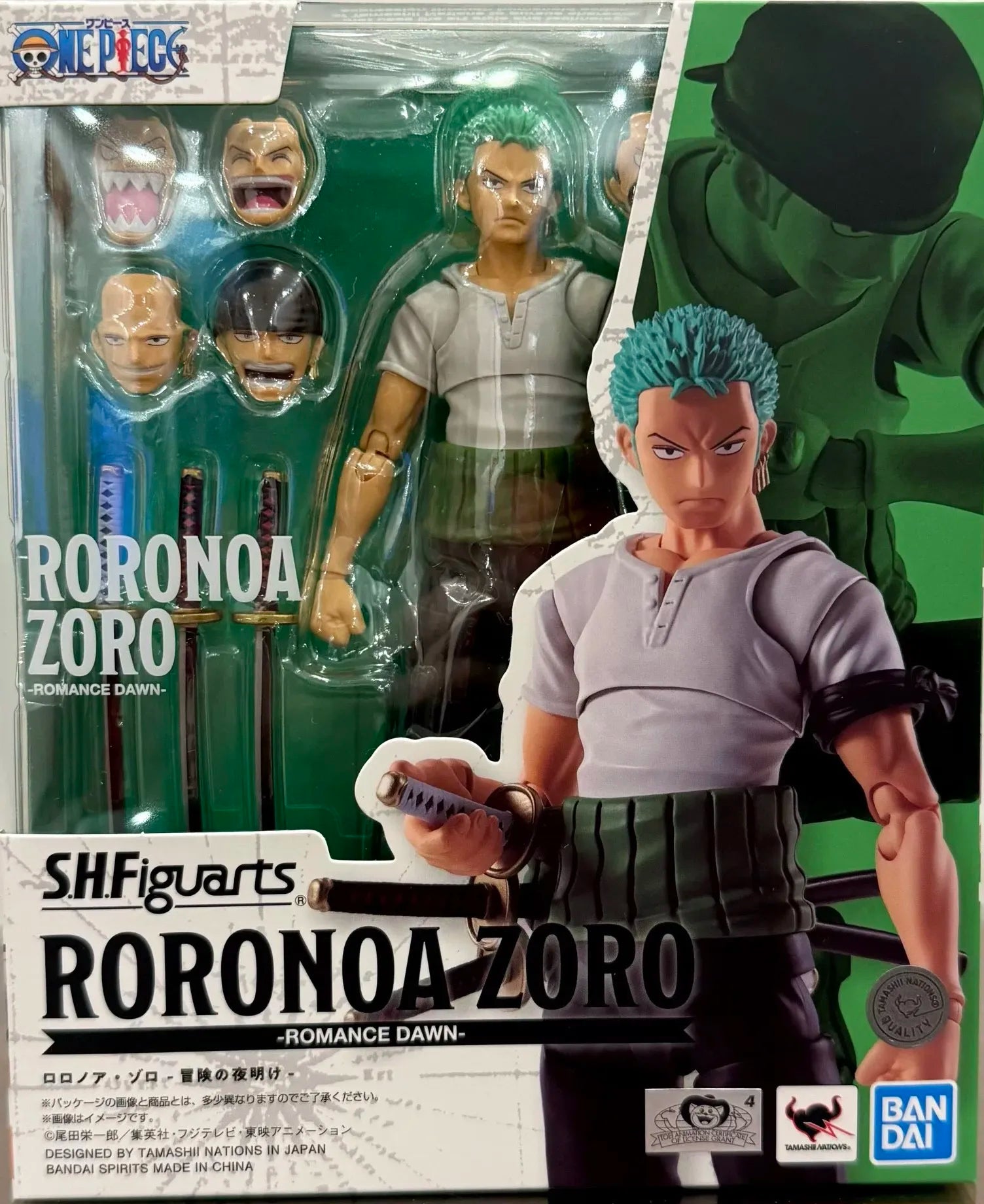 In Stock Genuine Bandai SHF One Piece Series Luffy Zoro Sanji Yonko Kaido Kid Trafalgar Law Action Figures Hand Model Collection