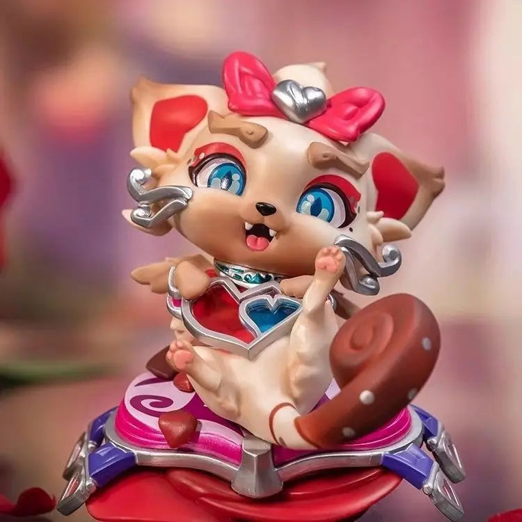 Original League of Legends Animation Game Peripheral Toys Jinx Teemo Poppy Vi Anime Action Model Figures Ornament Collection