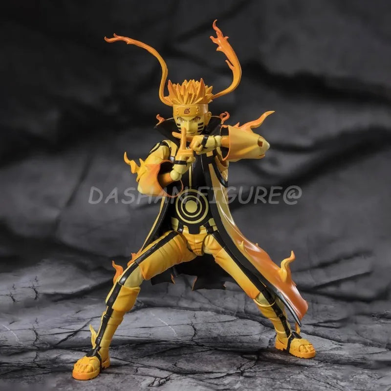 NARUTO Shippuden Action Figure SHF Uzumaki Naruto Kurama Figures 16cm Anime Rasengan Movable Model Toys Desktop Ornaments Doll