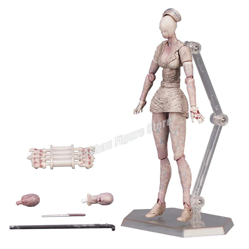 17cm Figma Sp-055 Silent Hill Revelation 3D Figure Red Pyramid Thing Action Figures PVC Collection Pyramid Head Model Toys Gifts