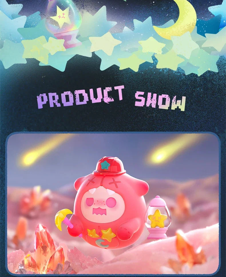 ShinWoo The Lonely Moon Series  Cute Action Anime Figures Dolls Kawaii Toys Gift figure Toy