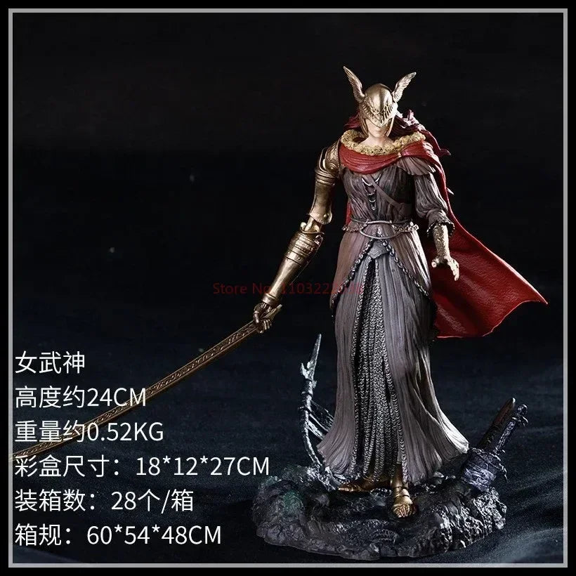 Elden Ring Malenia Blade Of Miquella Figure Valkyrie Model Anime Figures 24cm Pvc Statue Collection Decoration Kids Toys Gifts