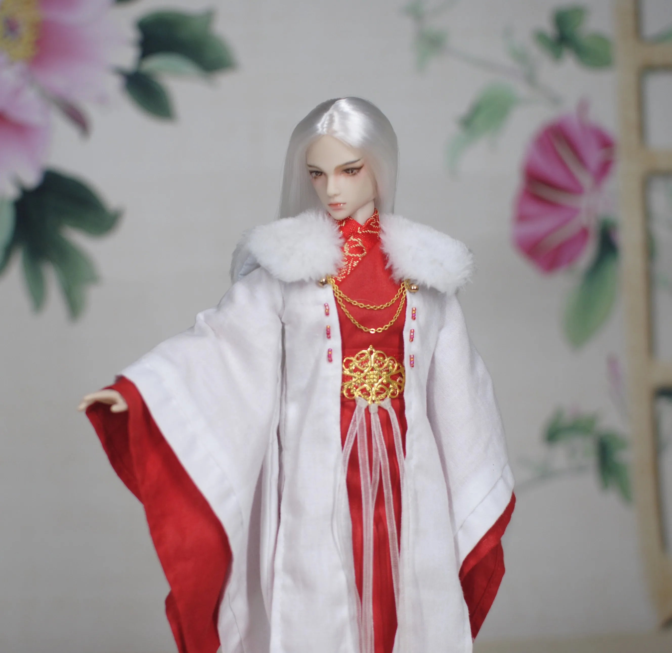 30cm Doll Chinese Ancient Costume Accessories 1/6 Male BJD Doll Figures Flexible Body Boy Doll Long Hair Boyfriend Toys Gift