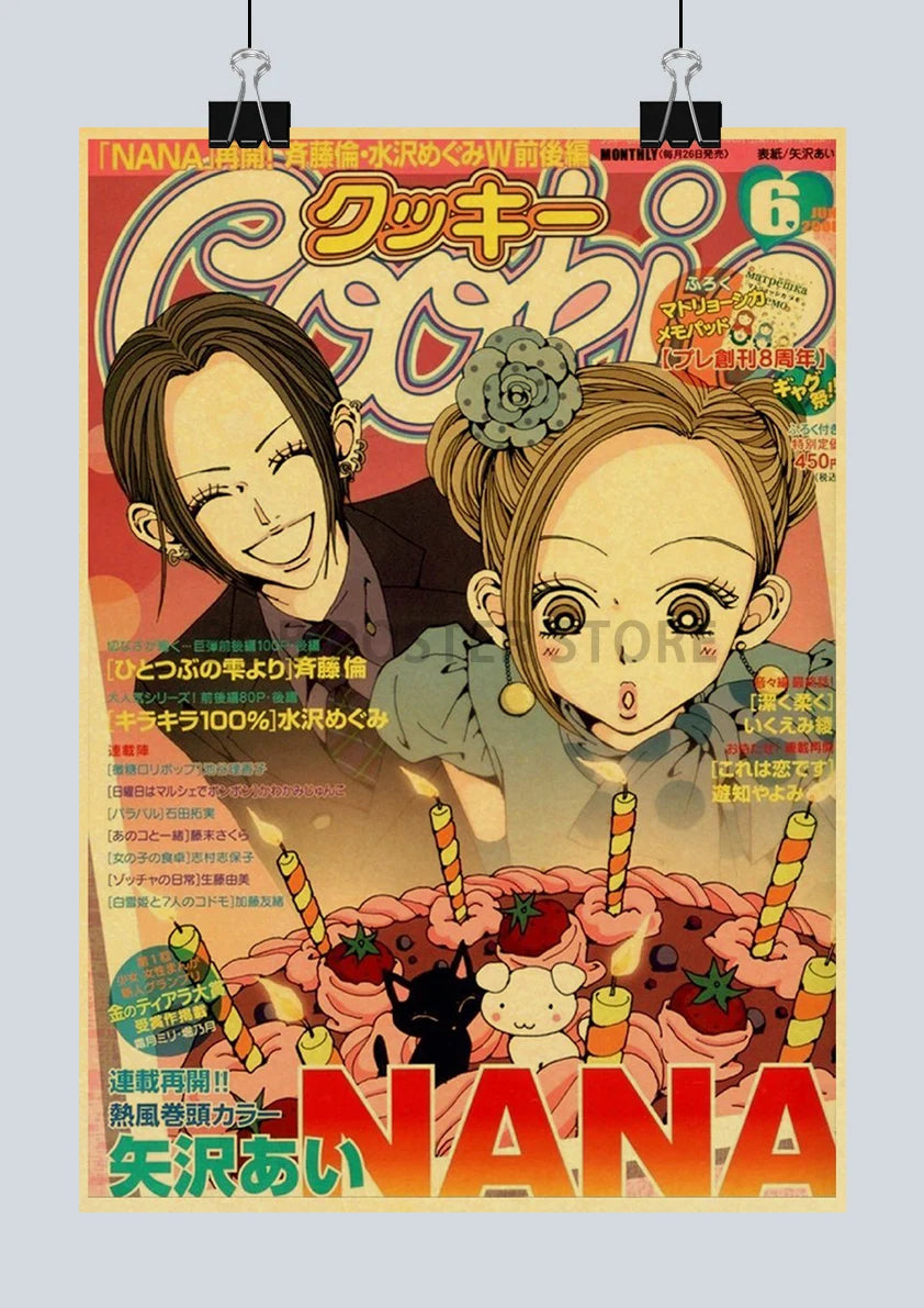 NANA Retro Kraft Paper Poster