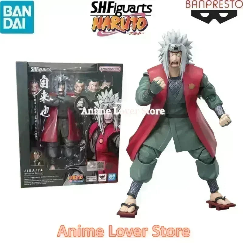 Bandai SHF Naruto Uzumaki Naruto Uchiha Sasuke Madara Haruno Sakura Hatake Kakashi Jiraiya Orochimaru Anime Figures