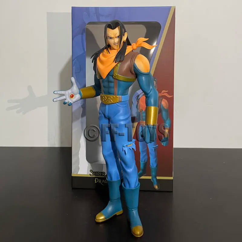 24CM Anime Dragon Ball Z Android 17 18 Figure Android 18 PVC Action Figures Collection Model Toys for Children Christmas Gifts