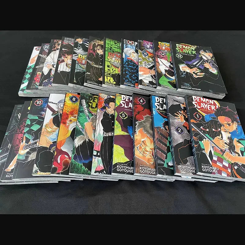 Anime Demon Slayer Volumes Yaiba Japanese Teen Fantasy Science Mystery Suspense Manga Comic Books English