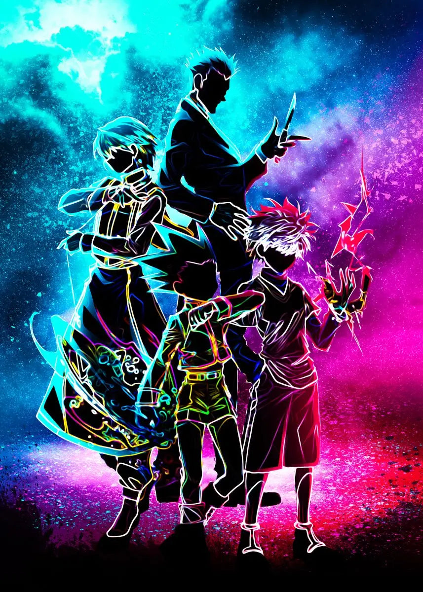 Hunter x Hunter Retro Poster