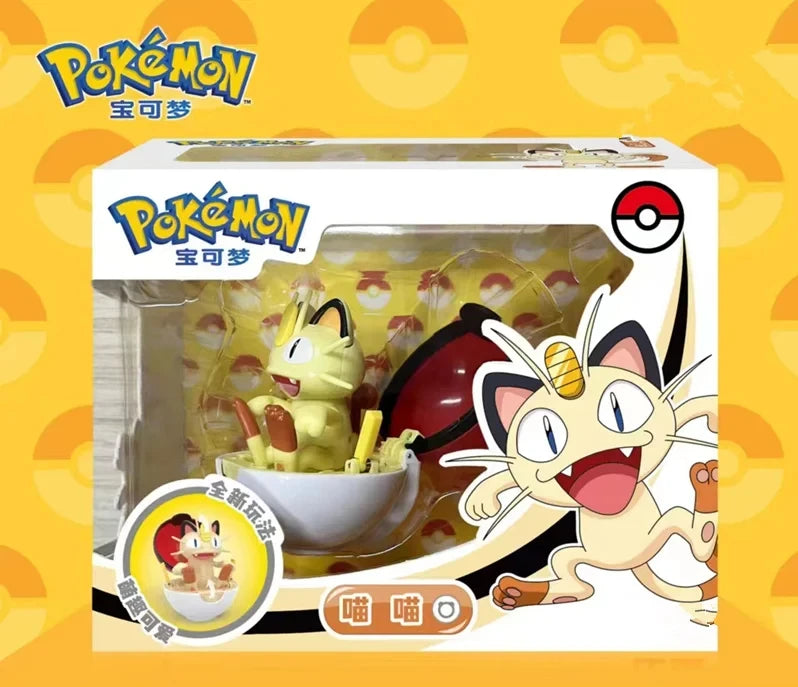 Pokemon  Genuine 6 Different Styles Toy Set Pokeball Pocket Monster Pikachu Eevee Charizard Gyarados Blastoise Figures Model
