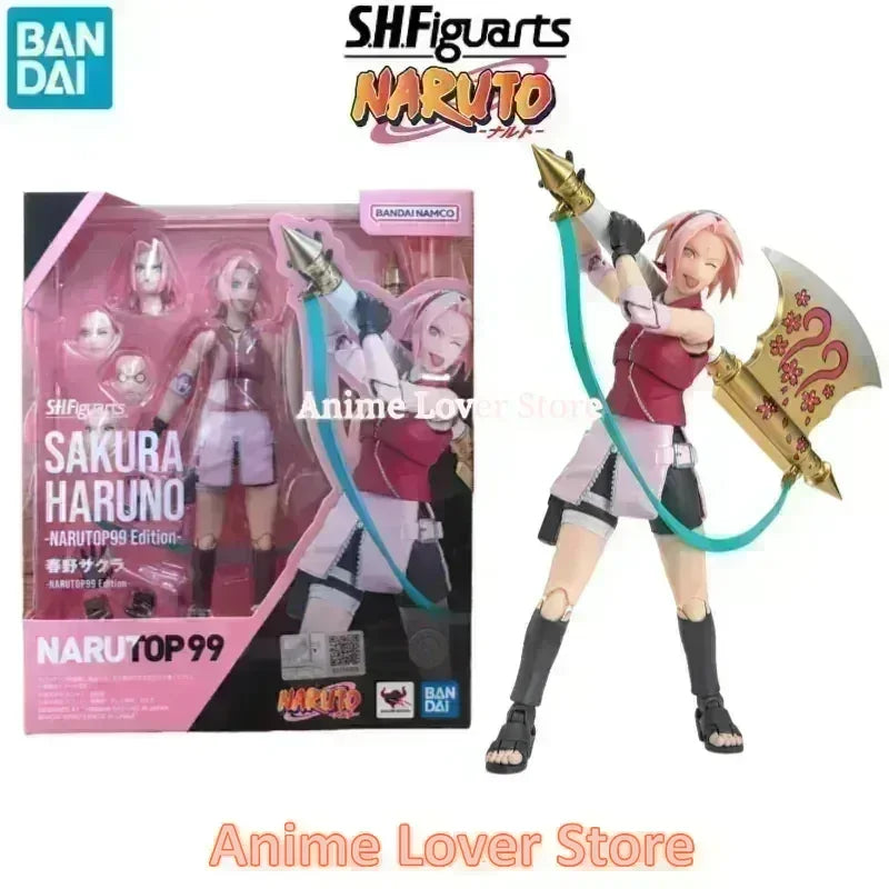 Bandai SHF Naruto Uzumaki Naruto Uchiha Sasuke Madara Haruno Sakura Hatake Kakashi Jiraiya Orochimaru Anime Figures