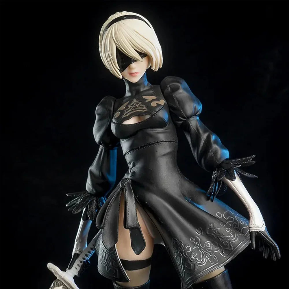 Yorha Figure NieR Automata 2B No.2 Tpye B Anime Figures Deluxe 28cm  Pvc Model Action Figurine Collection Decoration Toys Gifts