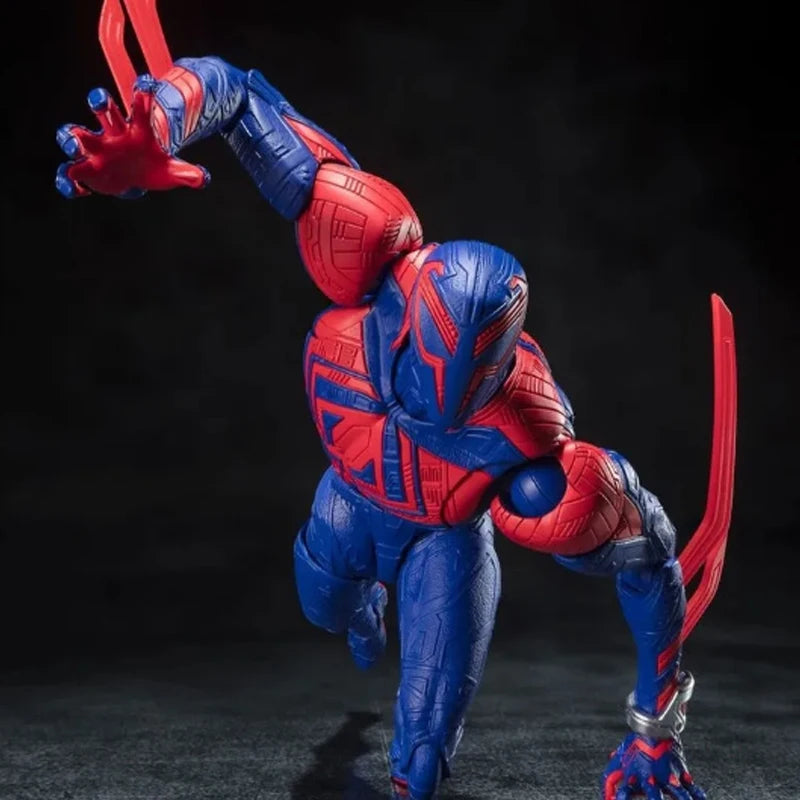 Spiderman 2099 Ct Action Figure Across The Universe S.H.Figuarts Miguel O'Hara Spiderman Miles Morales Gwen Stacy Figures Toys