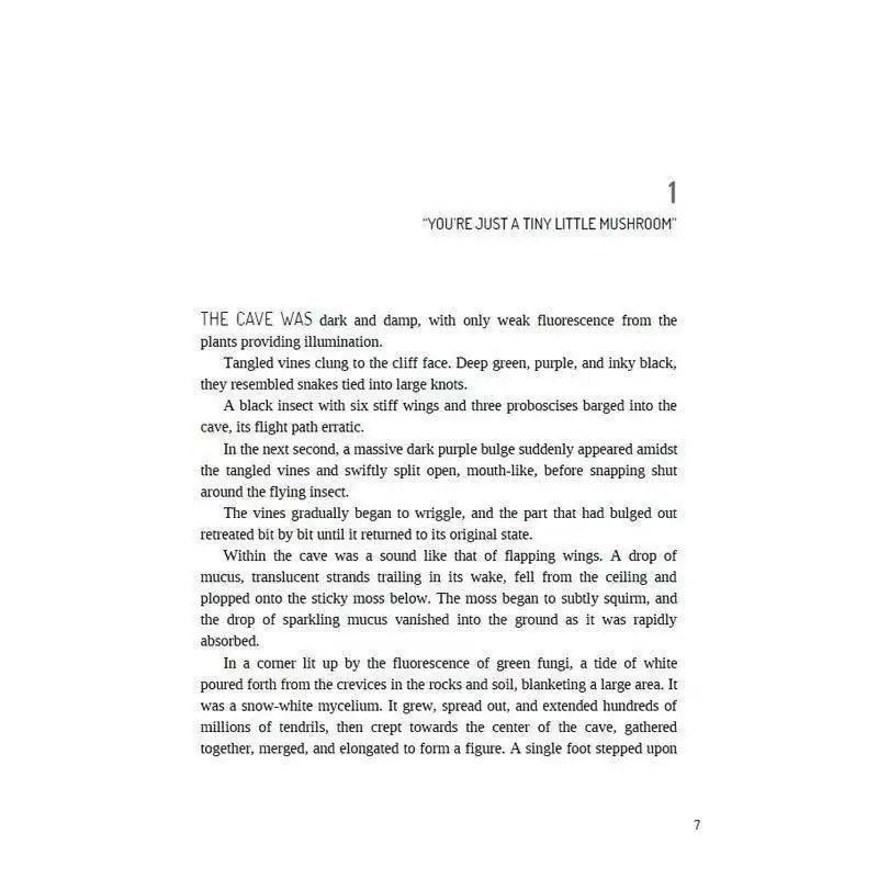 2 Books Little Mushroom Volume 1+2 English Novel Book Paperback