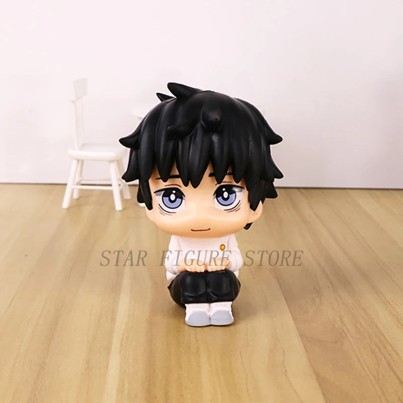 10cm Jujutsu Kaisen Action Figure Look Up Satoru Gojo Geto Suguru Figures Model Toys Q Version Anime LK Figurine PVC Collection