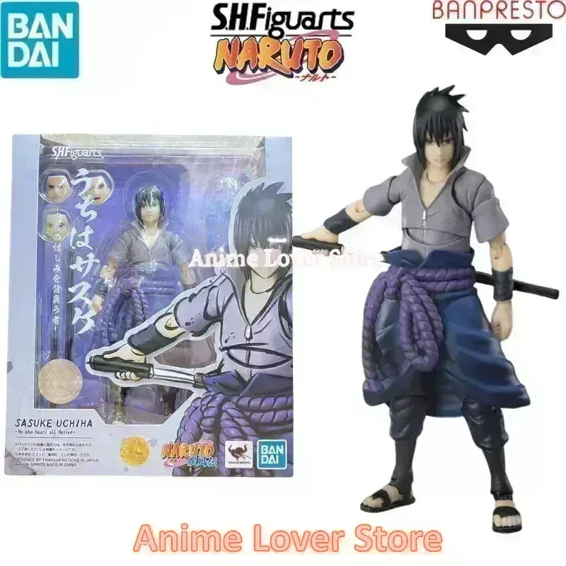 Bandai SHF Naruto Uzumaki Naruto Uchiha Sasuke Madara Haruno Sakura Hatake Kakashi Jiraiya Orochimaru Anime Figures