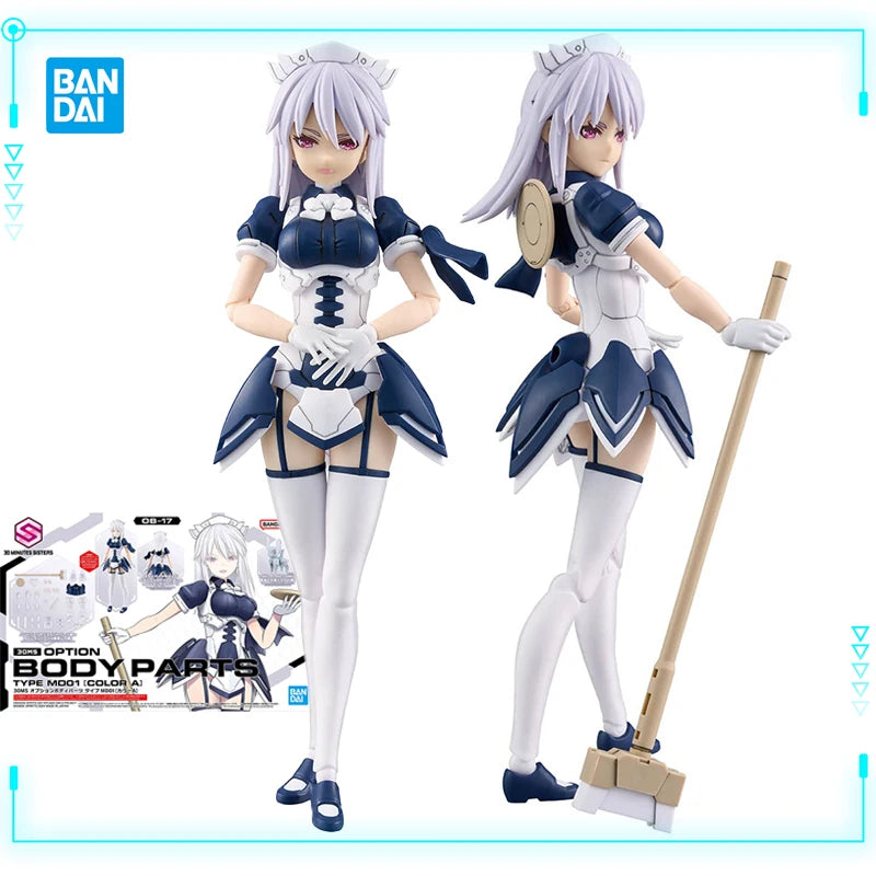 Bandai Original Genuine 30 Minutes Sisters Yufia Eliene Stipla Laranel Siana Farina Neverlia Rishetta Palyton Models Toy Figures