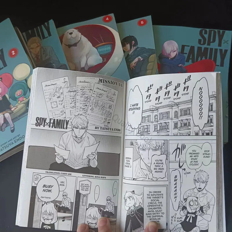 English Version Japanese Anime SPY×FAMILY Official Comic Book Volume (Spy Play House) Espionage, Action, Family, Comedy Book