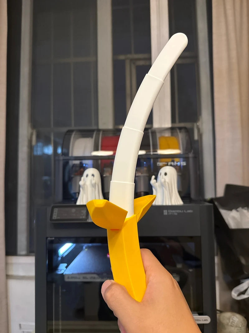 Gravity Katanas Sword Banana Shape Retractable Swords Decompression Katana Stress Relief Toy Knife Chindren Christmas Gifts