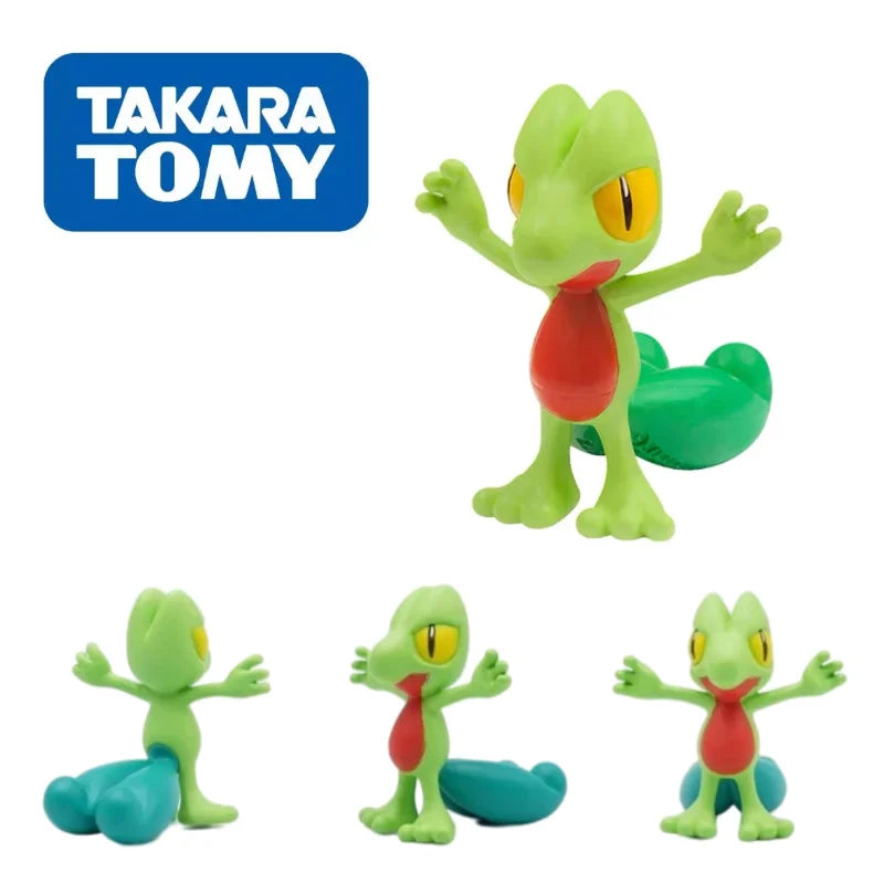 TOMY WCT Super Cute Pokemon Figures Kawaii Pikachu Piplup Vulpix Meowth Cubone Marshadow Axew Keldeo Mini 4cm Children toys