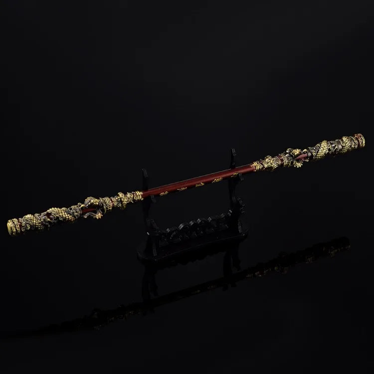 Black Myth Wukong Katana Sword Golden Hoop Stick Real Steel Sword Iron Real Size Weapon Cosplay Prop Decoration Craft Anime Gift