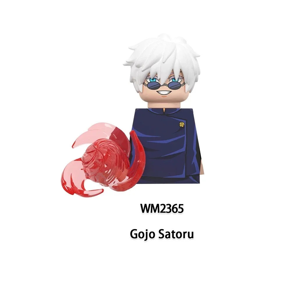 Jujutsu Kaisen Blocks Itadori Yuji Megumi Gojo Satoru Geto Rogo Mahito Hanao Mini Action Toy Figures Building Blocks Kids Gifts