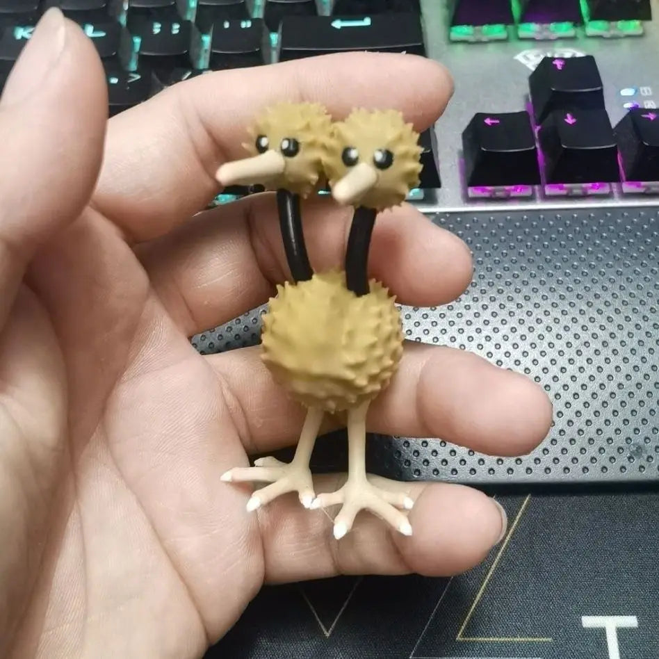 New Anime Figures Dodrio Doduo Proportion World 1:20 Diy 3D Printing Kawaii Cartoon Character Desktop Model Kids Toys Gifts