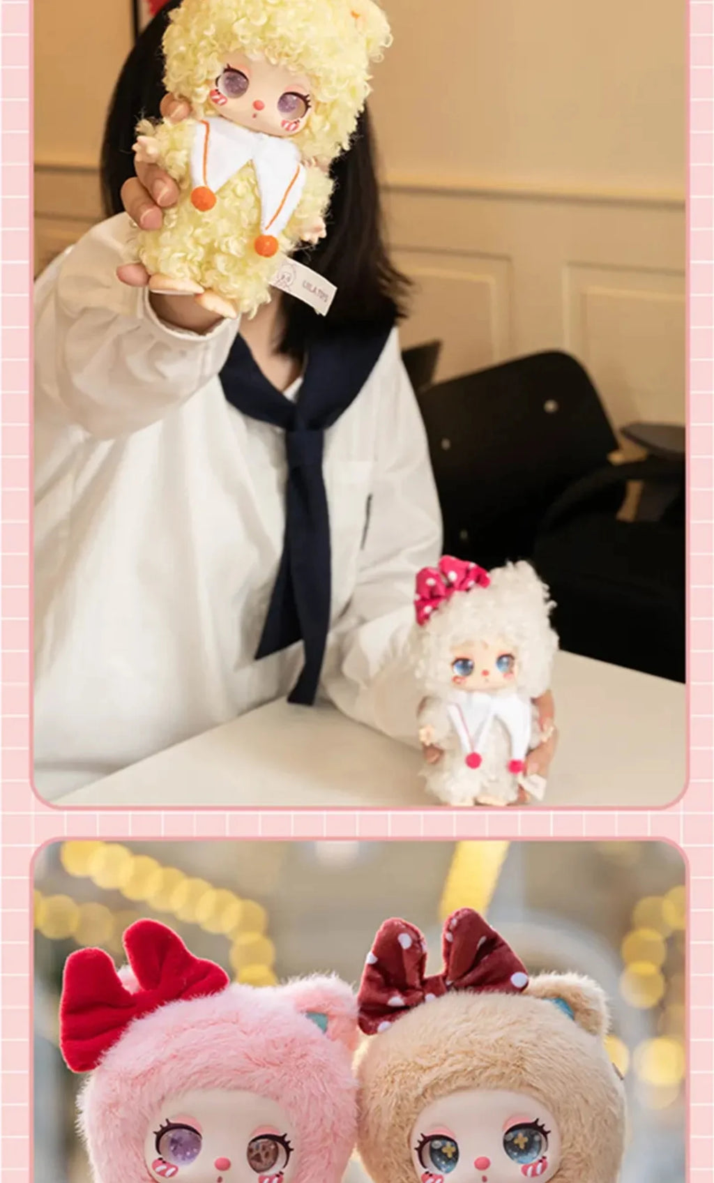 Genuine Liila'S Lucky Cat V3 Serise Blind Box Cute Vinyl Plush Pendant Doll Trendy Toys Lovely Mystery Box Figure Doll Gift