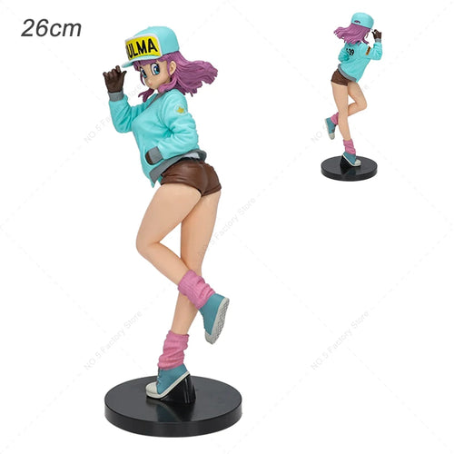 12 Style Anime Dragon Ball Z Kawaii Girls Action Figures Bulma Launch Chichi Android 18 Majin Buu Figurine Model Collectible Toy