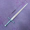 8.6inch Metal Elden Ring Katana Anime Ninja Knife Real Japanese Katana Steel Royal Greatsword Original Samurai Sabre Toy Gift